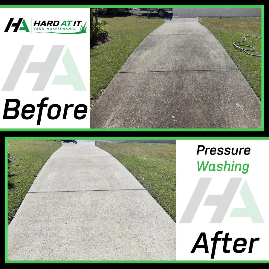 Pressure Washing Gympie &mdash; before and after