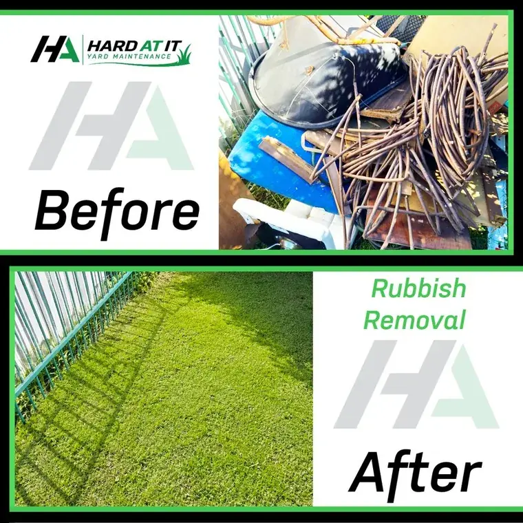 Rubbish Removal — before and after