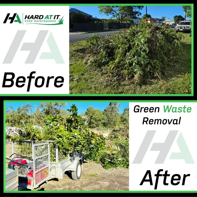 Green Waste Removal Gympie &mdash; before and after